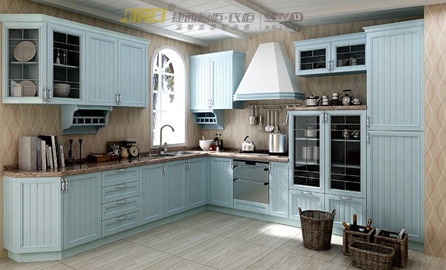 厨房没装空调热出翔？几款夏日清凉橱柜给你家的厨房降降温