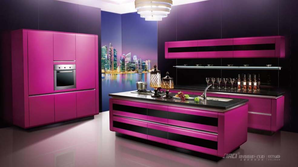 翻牌啦！搜罗18种绝美的绚彩厨房装修创意设计，献上本尊的膝盖~