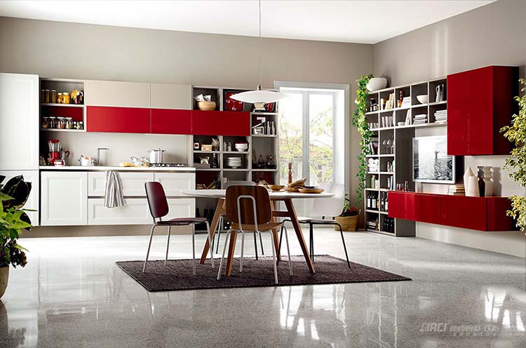 温婉女人居然宠溺这样的厨房，只为一人洗手羹汤相濡以沫~#女人最爱橱柜效果图