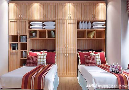 我家里一个卧室俩娃（一男一女），儿童房家具怎么定制呢？