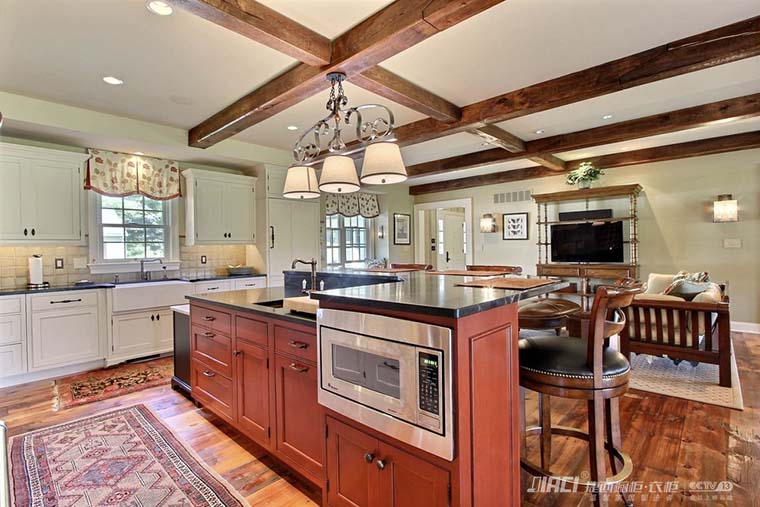 无吊柜橱柜设计效果图，多看一眼你就会爱上它！