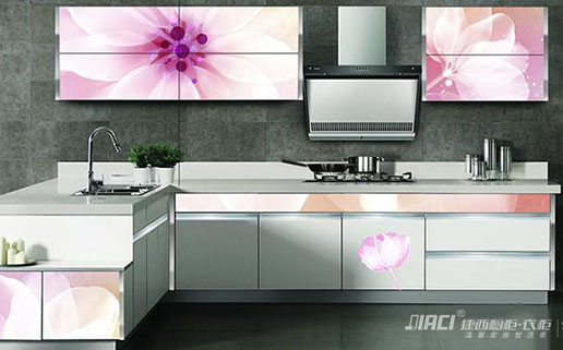 橱柜吊柜上开门的液压支撑杆怎么安装？