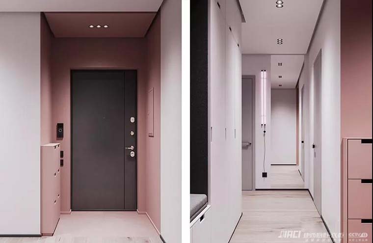 分享一份82㎡雌雄同体“黑粉家装”案例，果然还是单身禁锢了我的智商