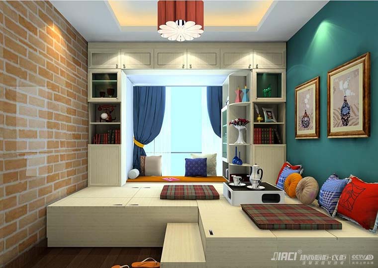 高级榻榻米的妙用，“一房变两房”小户型福星来了！ #榻榻米效果图#多功能榻榻米设计案例