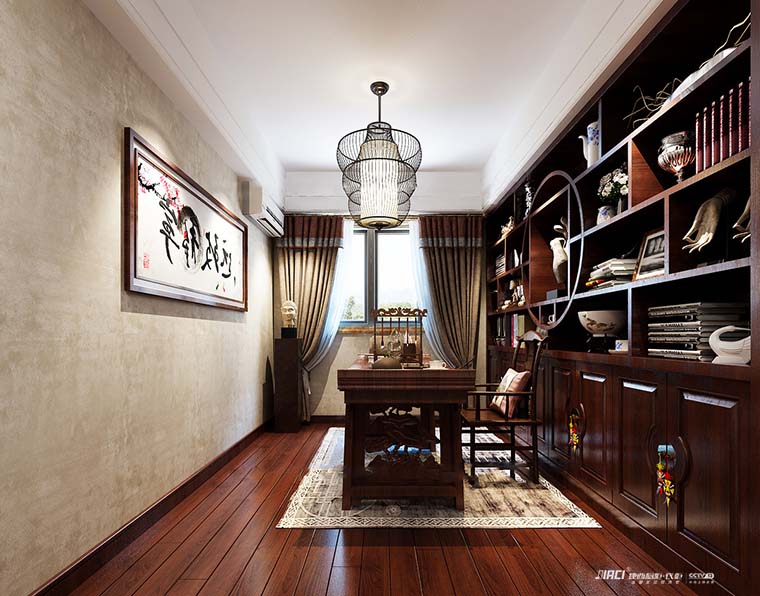 中式实木书柜有哪些好处？实木书柜用哪种板材好？