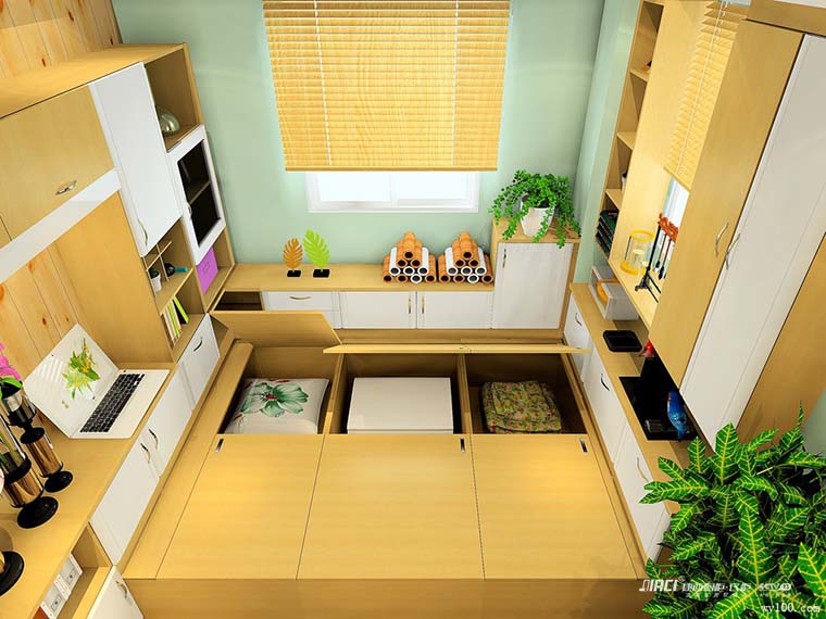多功能储物榻榻米怎么设计？