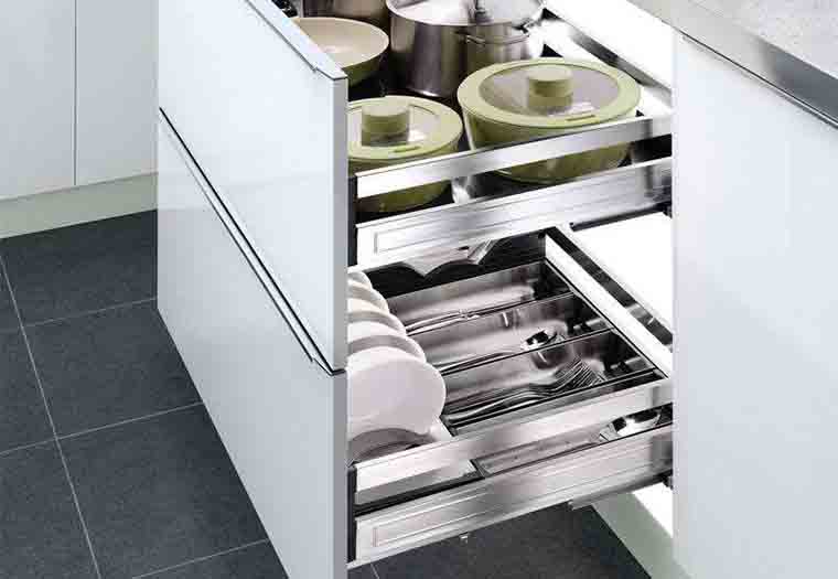 橱柜拉篮的尺寸搭配