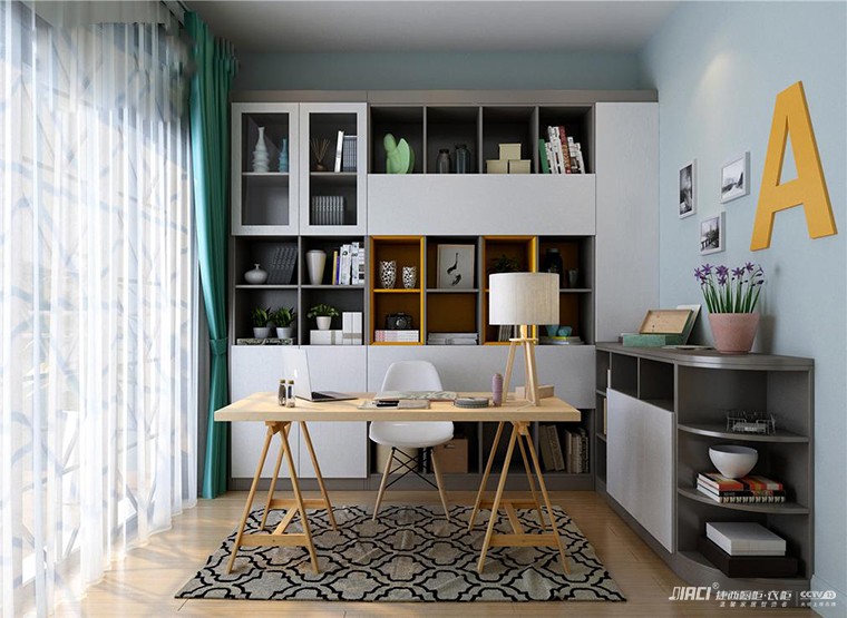 现代简约书房家具设计有什么特点？现代简约书房图