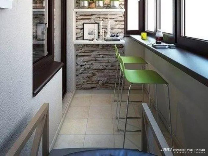 想把阳台封起来做个小吧台，怎么设计好看？