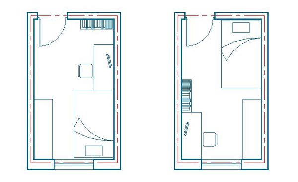 次卧尺寸238cm*418cm，门在238的墙上，家具怎么摆放比较好？