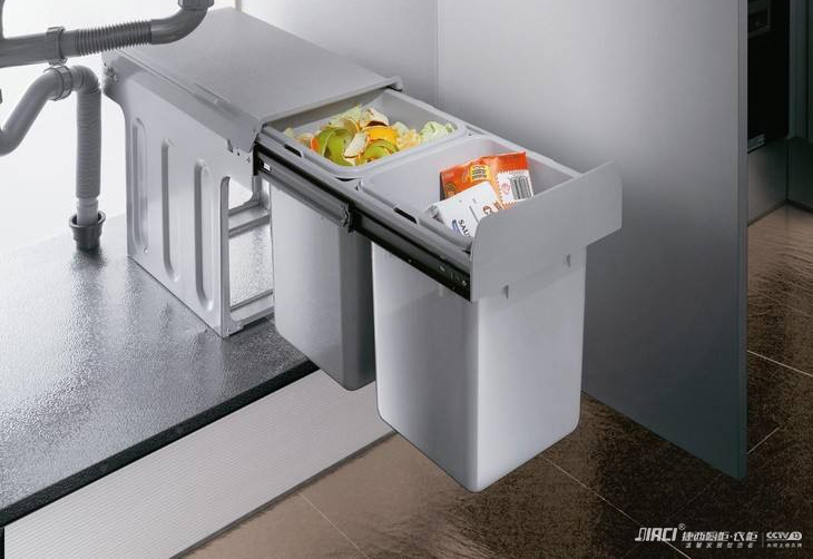 厨房的垃圾桶安排在什么地方好？