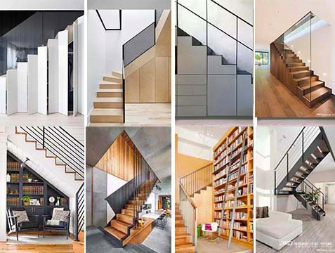 27款珍贵的‘楼梯+柜子’时尚案例，家有楼梯的拿走不谢~