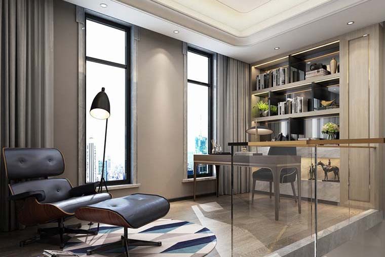 书房装修选什么颜色更适合学习？