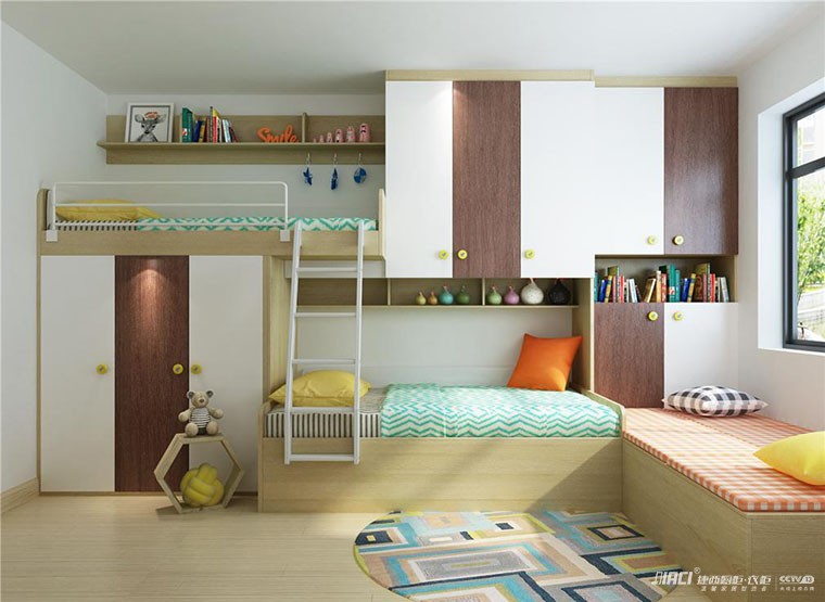 三个孩子的房间怎么设计？