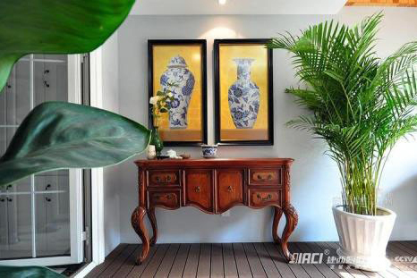 走廊玄关上摆放什么家具好看？