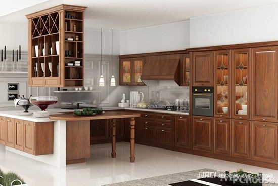 如何选择实木橱柜？别墅用实木橱柜显高档吗？