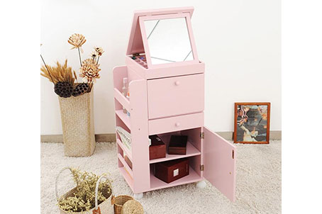 移动梳妆台好吗？移动梳妆台放在床头柜位置如何？