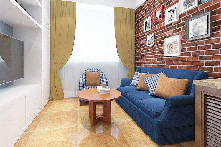 狭长客厅宽度只有3米多，电视柜和过道留多少距离合适？