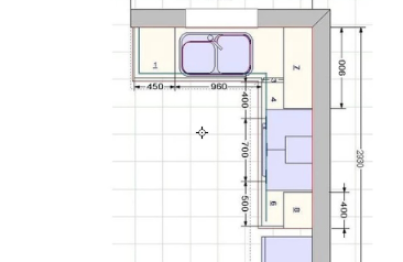 厨房装L型橱柜尺寸怎么定做？