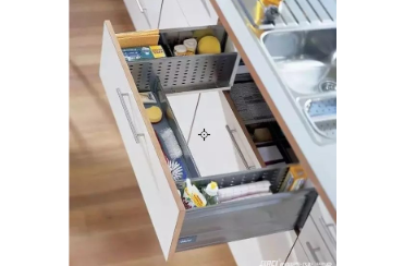 橱柜洗菜池下面的空间挺大的，如何合理利用呢？