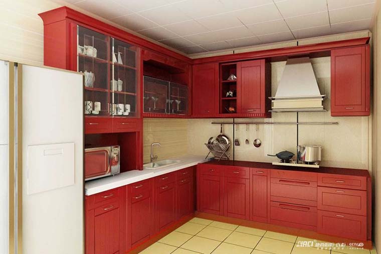 红色橱柜好不好？红色橱柜怎么搭配？