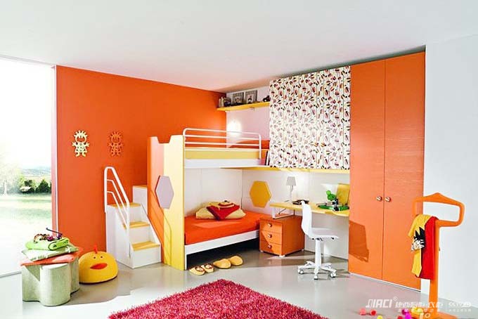 小女孩的房间用粉色还是橙色好看？