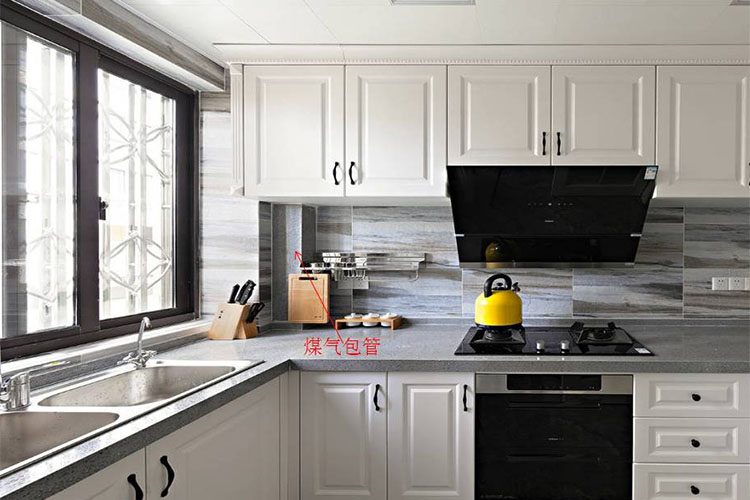 煤气包管外漏难看，可以直接封死吗？