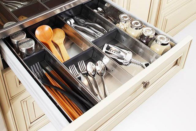 厨房抽屉乱怎么归纳收拾？
