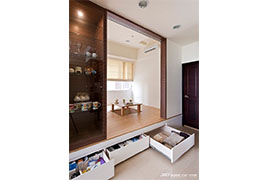 卧室飘窗下面可以做成收纳柜吗？