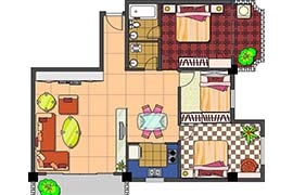  【经验贴】5分钟看懂全房设计效果图！