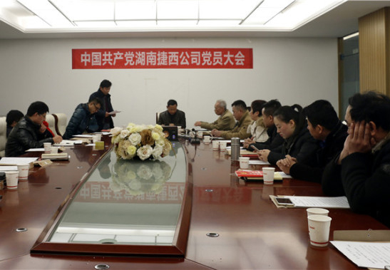 做实业兴中华 捷西橱柜党支部换届选举会议圆满召开