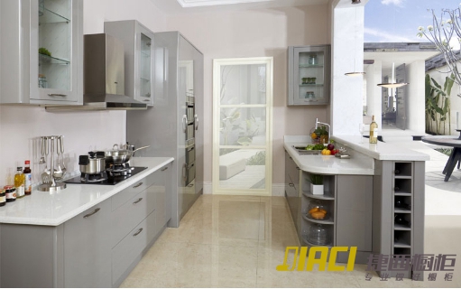堪比厅堂的厨房 捷西橱柜现代时尚风