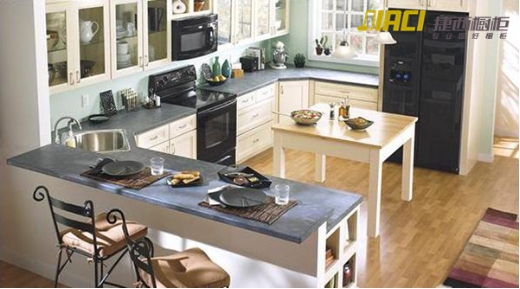 捷西橱柜经验之谈 科学设计开放式厨房