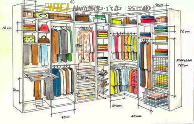 ★拿什么拯救你，我的衣柜？捷西衣柜人性化设计尺寸