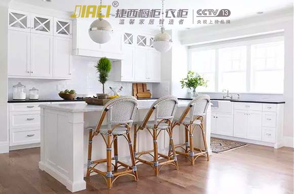 瓷砖与捷西橱柜这样搭配，颜值杠杠的！